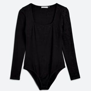 Kalieigh Women’s Black Long Sleeve Bodysuit Size large